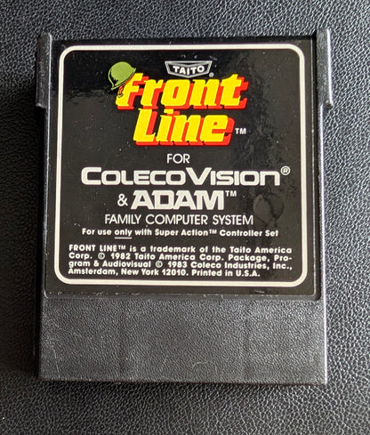 Front Line (ColecoVision & Coleco Adam) 1984 | Taito | Video Game Cartridge