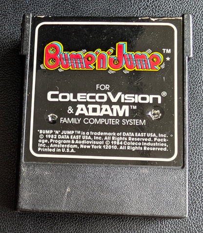 Bump 'n' Jump (Colecovision & Adam) 1984 | Data East | Video Game Cartridge