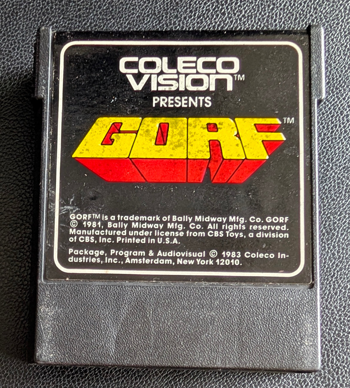 Gorf (ColecoVision)(VG) 1983 | Midway | Video Game Cartridge