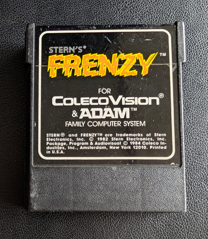 Frenzy (VG)(ColecoVision & Coleco Adam) 1983 | Stern Electronics | Video Game Cartridge