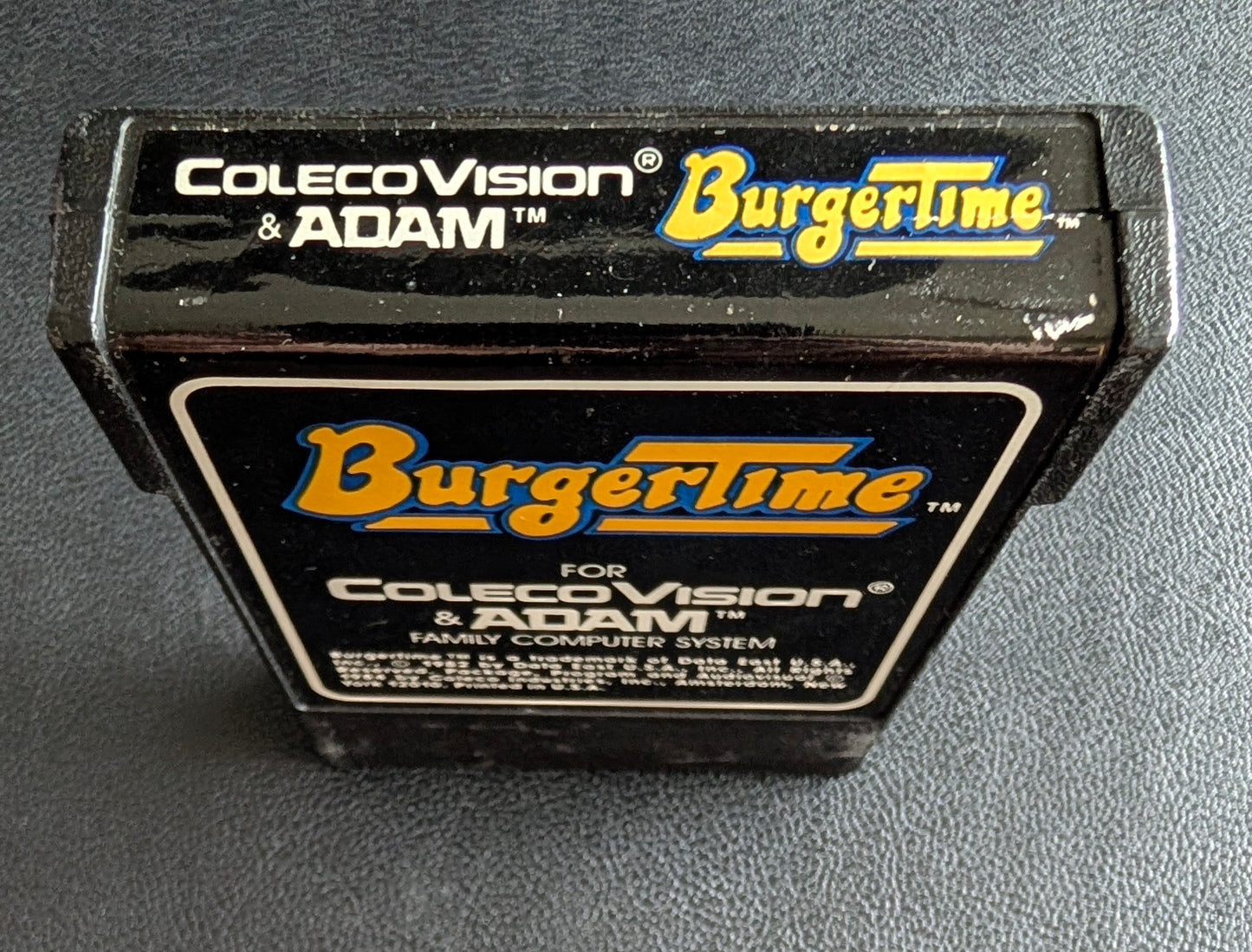 BurgerTime (VG)(ColecoVision & Coleco Adam) 1984 | Data East | Video Game Cartridge