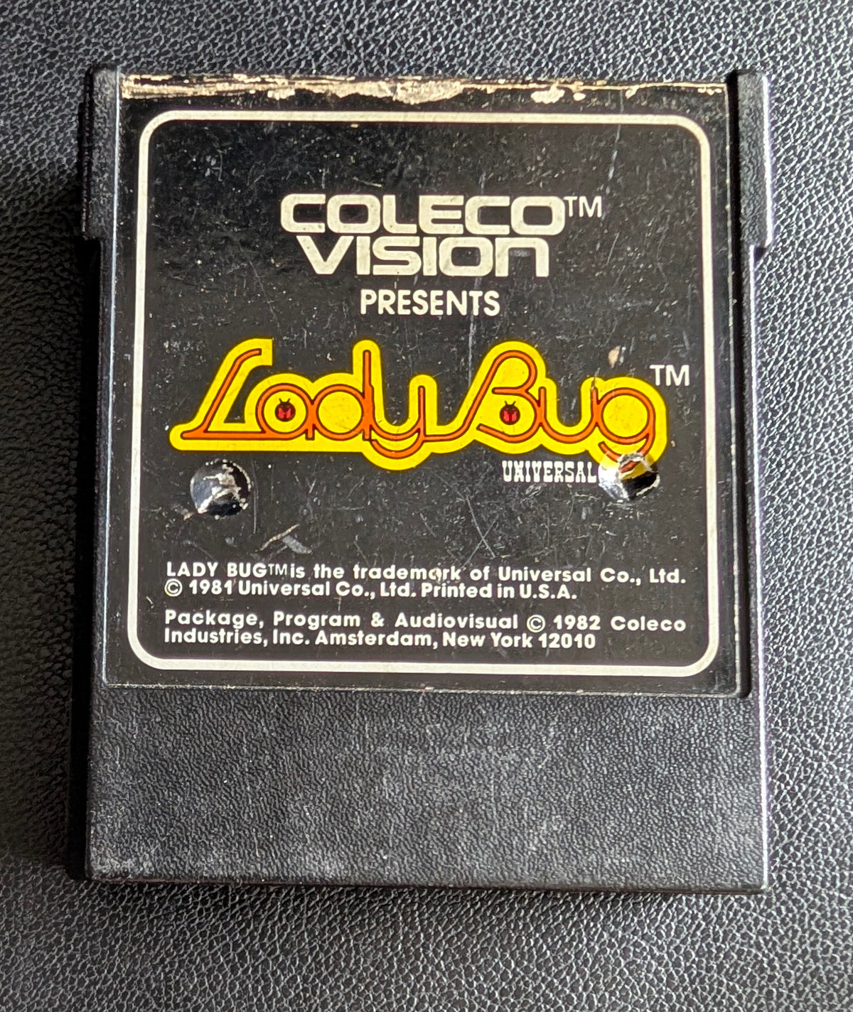 Lady Bug (ColecoVision) 1982 | Universal | Video Game Cartridge