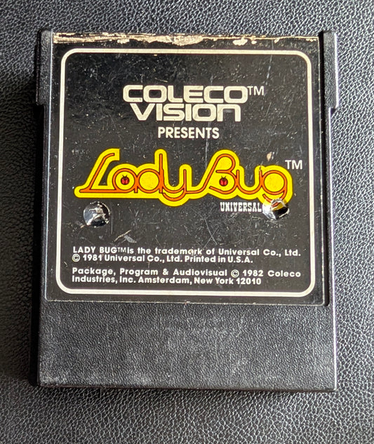 Lady Bug (ColecoVision) 1982 | Universal | Video Game Cartridge