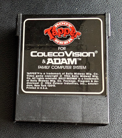 Tapper (ColecoVision & Adam) 1984 | Bally Midway | Video Game Cartridge