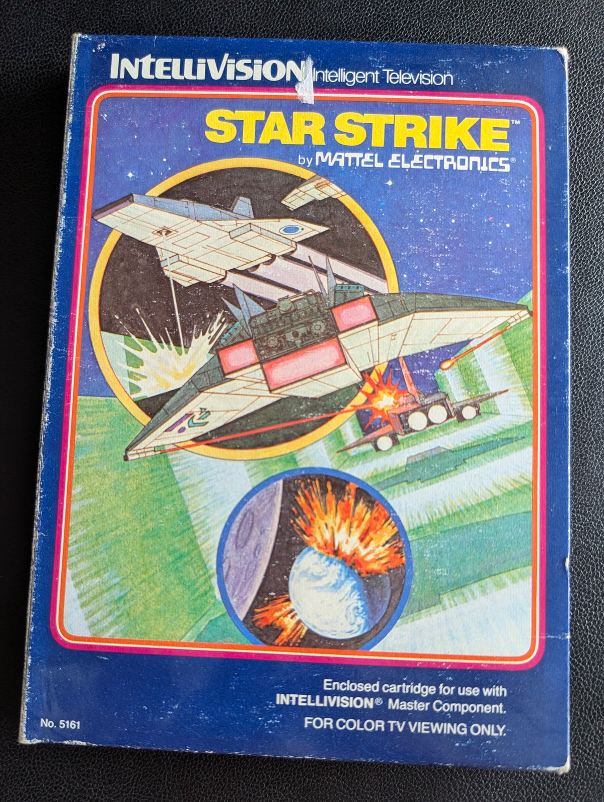 Star Strike (Intellivision) 1981 | Mattel Electronics | Complete Video Game + 2 Inlays