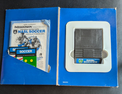 NASL Soccer (Intellivision) 1980 | Mattel Electronics | Complete Video Game + 2 Inlays