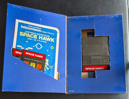 Space Hawk (Intellivision) 1981 | Mattel Electronics | Complete Video Game + 2 Inlays