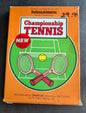 Championship Tennis (Intellivision) 1982 | Mattel Electronics | Complete Video Game + 2 Inlays