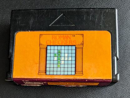 Roman Checkers (TRS-80 Color Computer) 1981 | Radio Shack | Video Game Cartridge