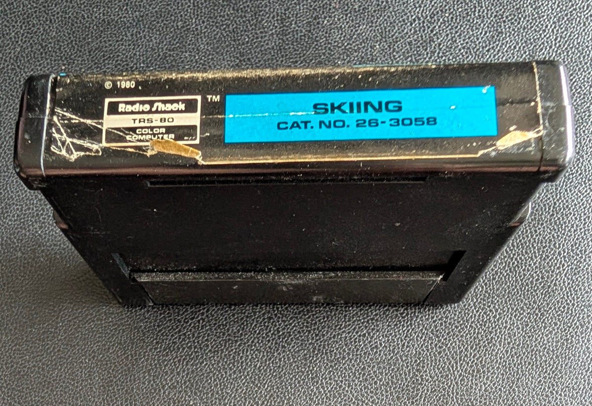 Skiing (TRS-80 Color Computer) 1981 | Radio Shack | Video Game Program Pak