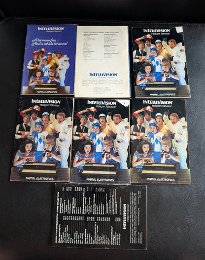 Intellivision Video Game Console Manuals Lot of 7 | Original Vintage Paperwork