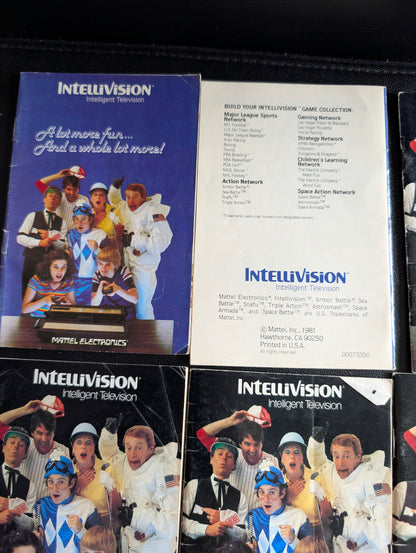 Intellivision Video Game Console Manuals Lot of 7 | Original Vintage Paperwork
