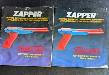 Nintendo NES Manuals Lot of 4 + 1 Poster | Original Vintage Game Paperwork