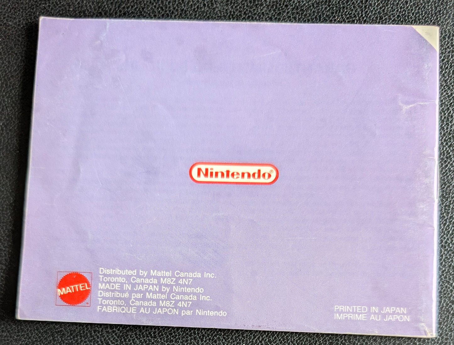 Nintendo NES Manuals Lot of 4 + 1 Poster | Original Vintage Game Paperwork