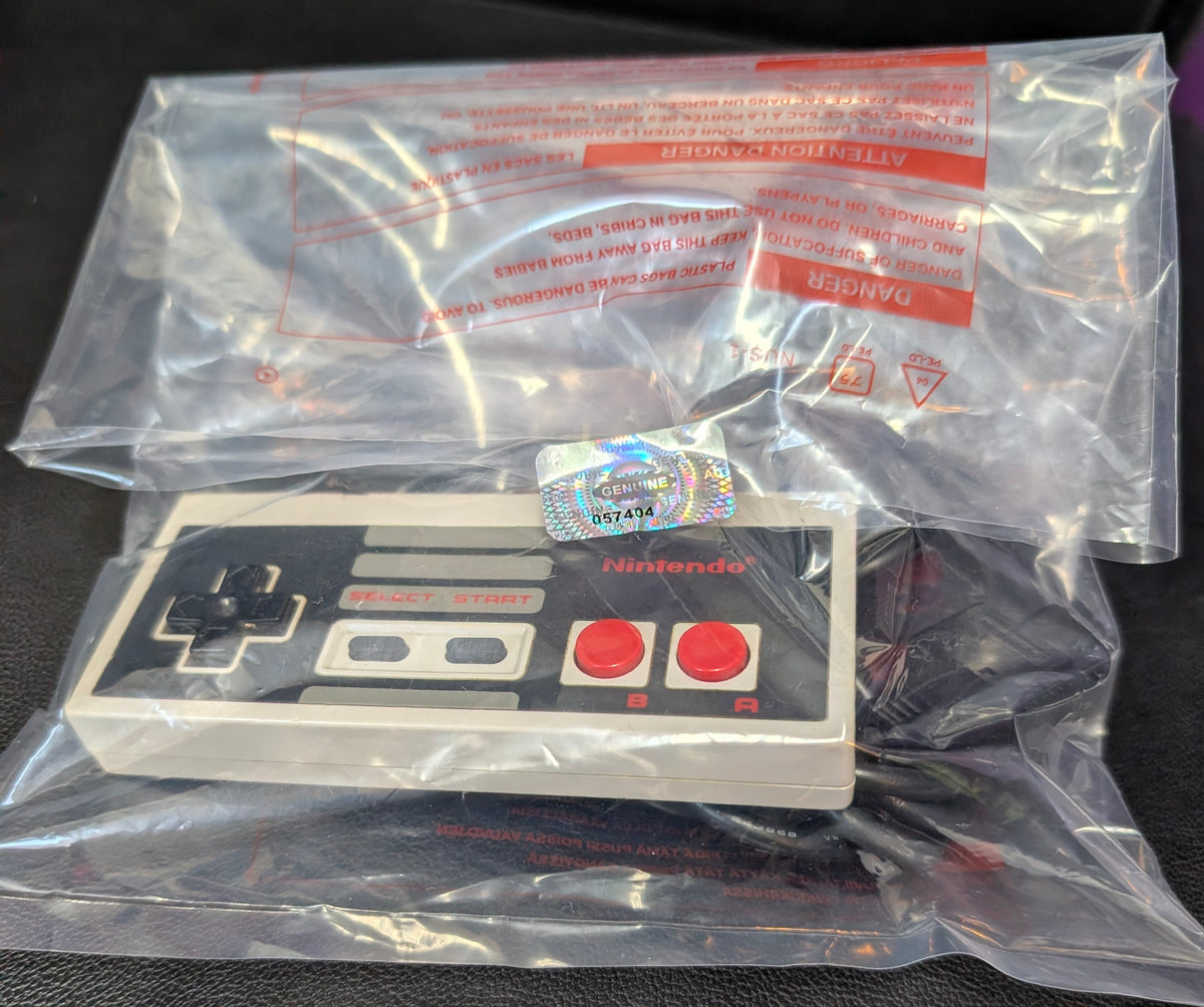 Universal Video Game Plastic Bags | Factory-Style Packaging + VOID Sticker | Playstation | SNES | NES | SEGA