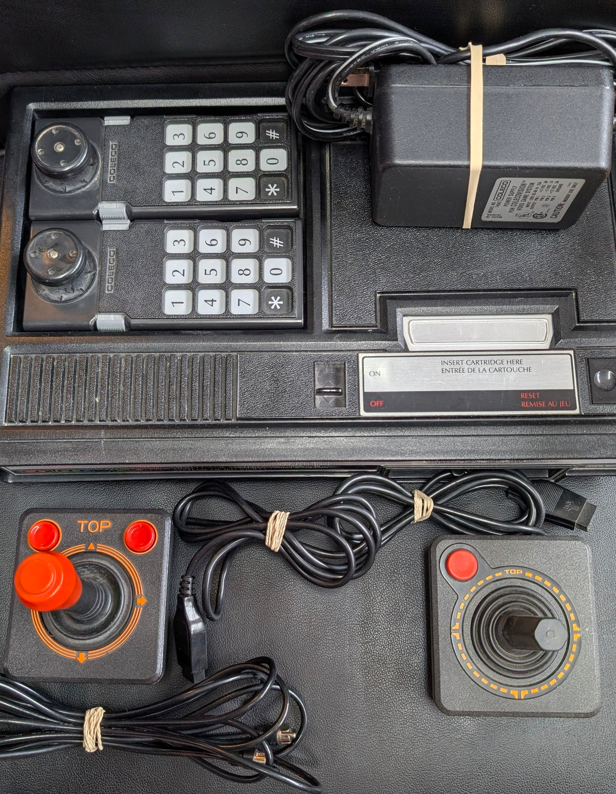 ColecoVision Model 2400 Console | Complete Bundle | 2 Controllers + 2 Joysticks | VG