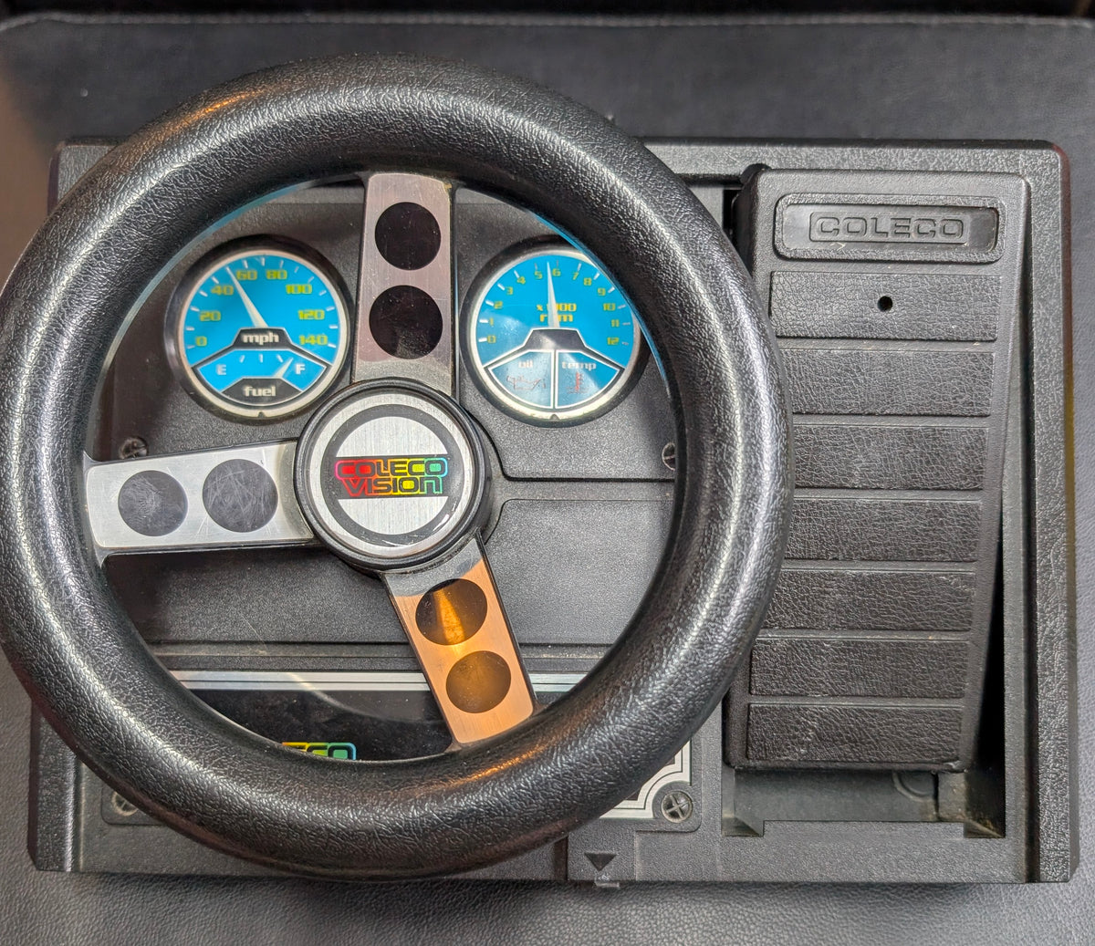 ColecoVision Expansion Module #2 Steering Wheel - Model No. 2413 | Racing Wheel + Gas Pedal
