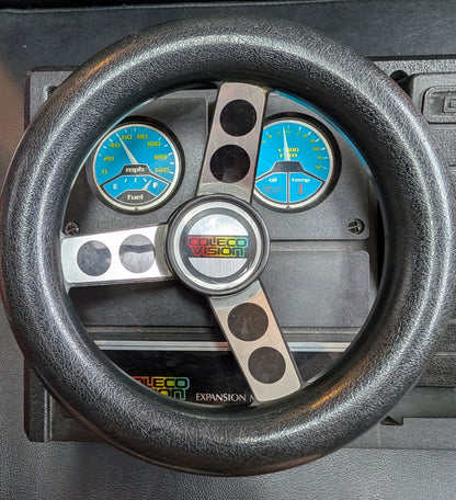 ColecoVision Expansion Module #2 Steering Wheel - Model No. 2413 | Racing Wheel + Gas Pedal