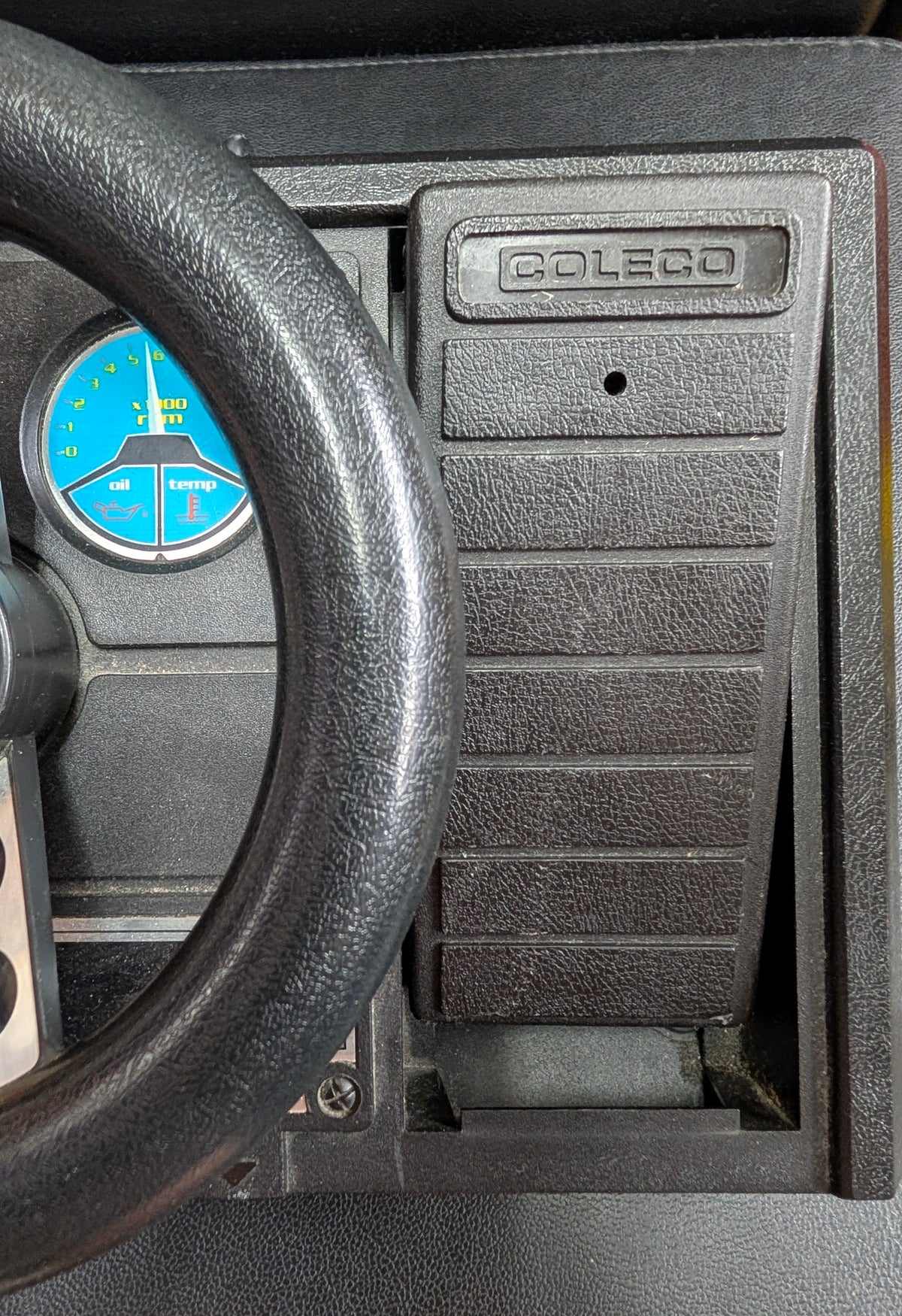 ColecoVision Expansion Module #2 Steering Wheel - Model No. 2413 | Racing Wheel + Gas Pedal