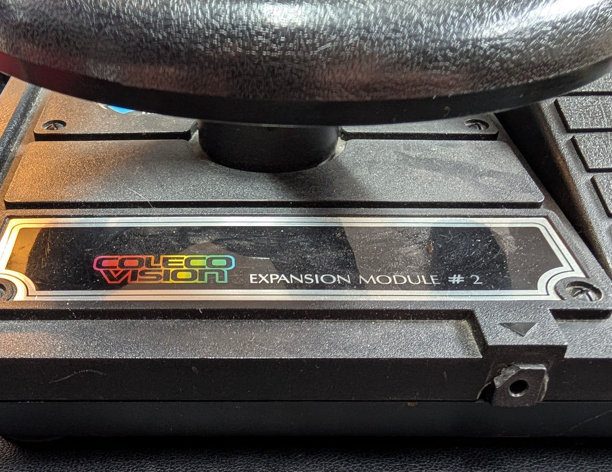 ColecoVision Expansion Module #2 Steering Wheel - Model No. 2413 | Racing Wheel + Gas Pedal