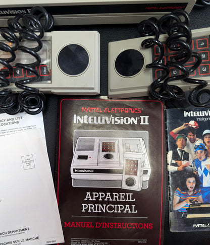 Intellivision II Console Model 5872 | Complete with 4 Controllers + Manuals + Factory Bag & Reg/Warranty Cards | VG