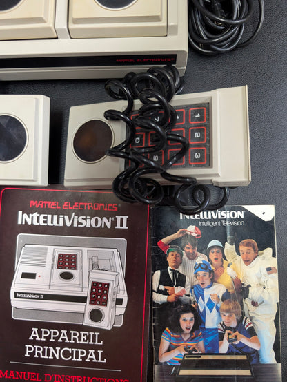 Intellivision II Console Model 5872 | Complete with 4 Controllers + Manuals + Factory Bag & Reg/Warranty Cards | VG