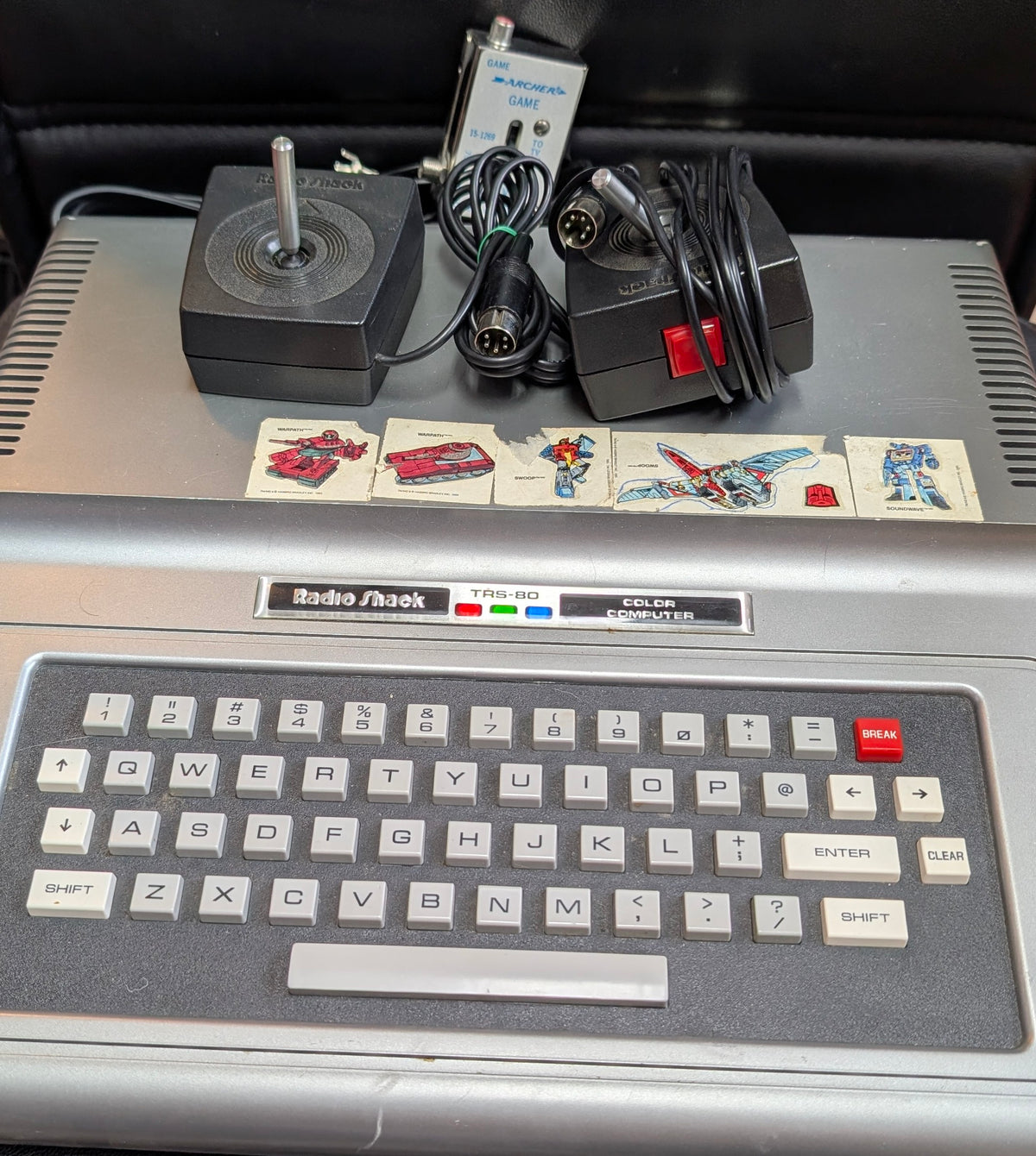 Radio Shack TRS-80 Color Computer 1 (CoCo 1) Model 26-3004 RARE Updated 32K | 2 Joysticks & Hookup Cords | GREAT SHAPE