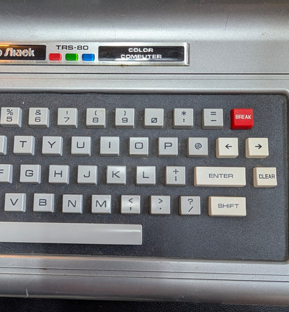 Radio Shack TRS-80 Color Computer 1 (CoCo 1) Model 26-3004 RARE Updated 32K | 2 Joysticks & Hookup Cords | GREAT SHAPE