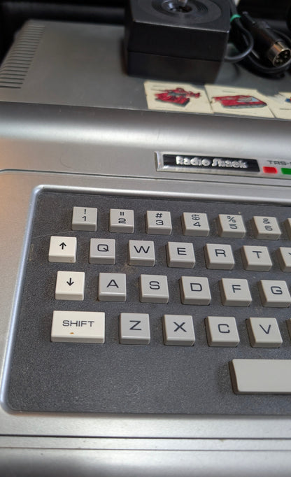 Radio Shack TRS-80 Color Computer 1 (CoCo 1) Model 26-3004 RARE Updated 32K | 2 Joysticks & Hookup Cords | GREAT SHAPE