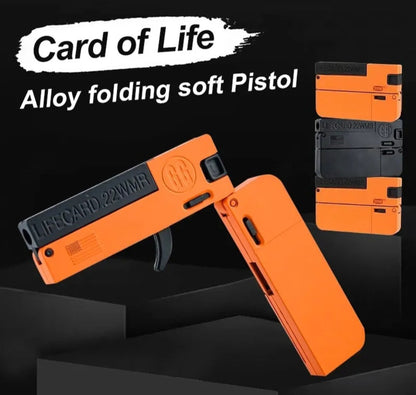 ALLOY 1:3 Folding Life Card Mobile Phone Ejects Real Plastic SLUG Cartridges WATCH VIDEO