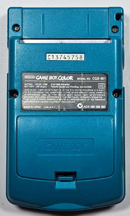 Nintendo Game Boy Color Console (Teal) | Genuine Nintendo | Tested & Working