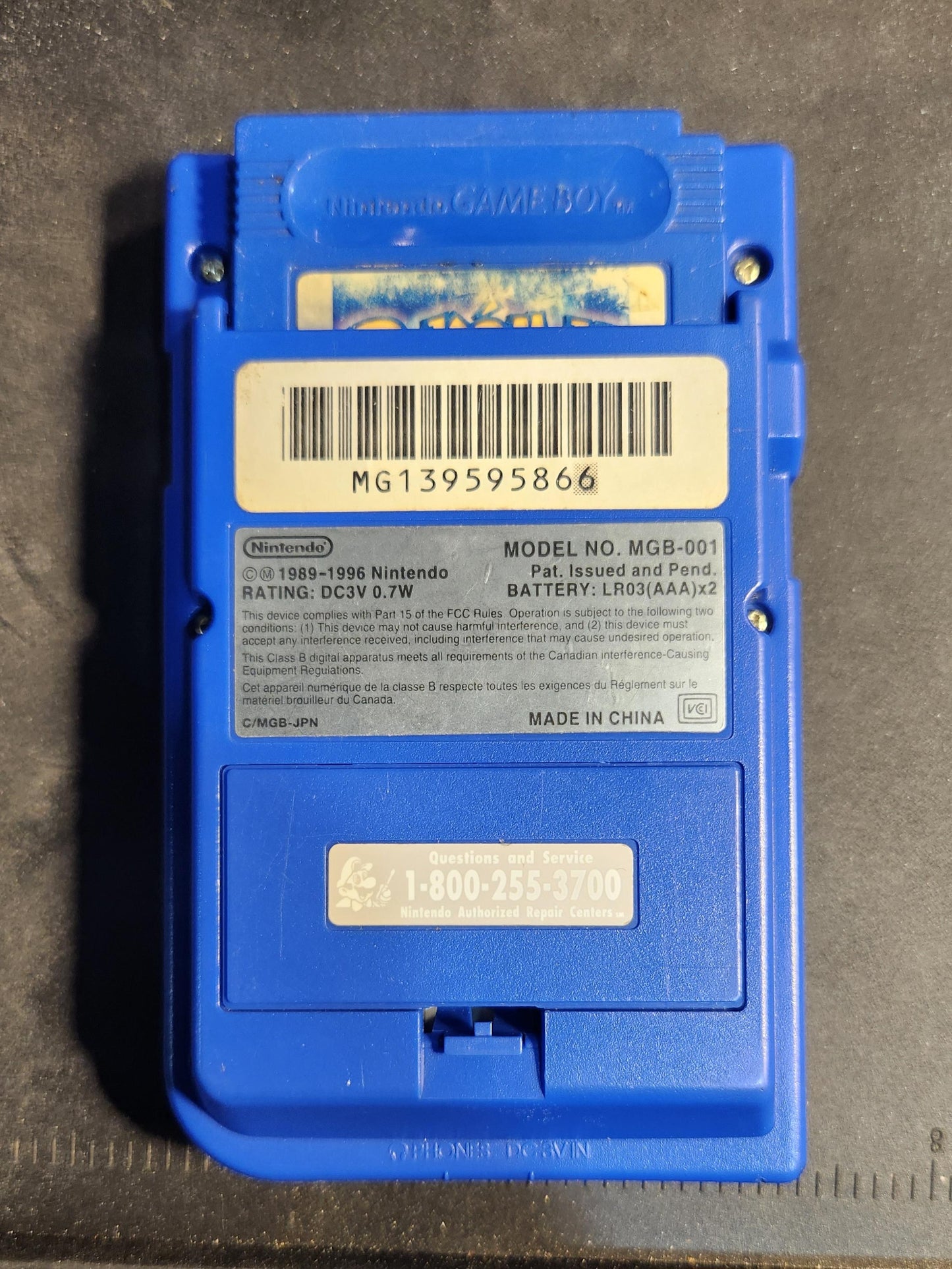 Nintendo Game Boy Pocket Console (Blue) | Genuine Nintendo | Tested & Working
