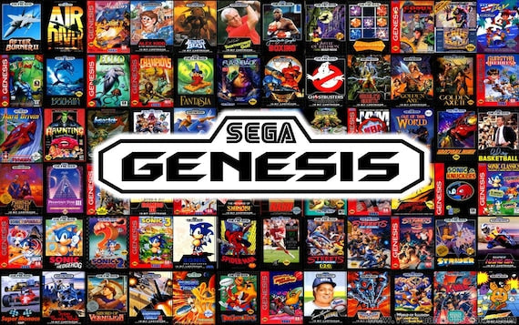 Custom Game Order - SEGA - GENESIS MEGA DRIVE Ent. Console NTSC/PAL Cartridge + BOX