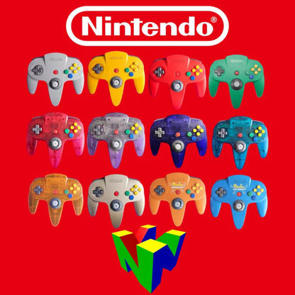 Nintendo 64 (N64) Wired Controller | Translucent Colors | Replacement Gamepad | Brand New