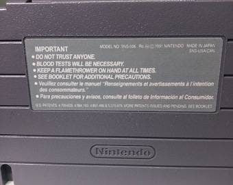 SILVA SAGA 2: The Legend Of Light & Darkness - SNES - Super Nintendo Ent. System 1996 NTSC/PAL Cartridge