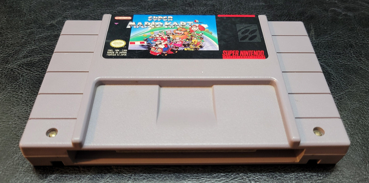 Super MARIO KART Authentic CIB 1992 SNES Authentic Cartridge (Super Nintendo Entertainment System) Classic Arcade Game Great Original Condition Immaculate