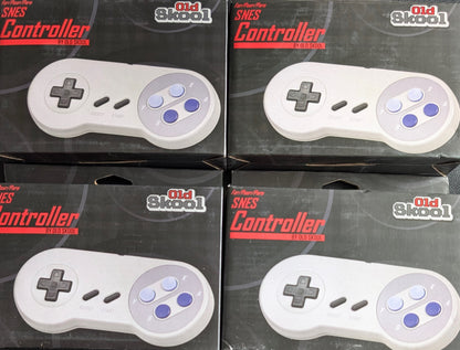 Old Skool Wired Controller ( For Original Super Nintendo ) | OEM Replacement | Brand New