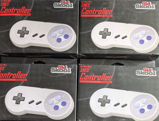 Old Skool Wired Controller ( For Original Super Nintendo ) | OEM Replacement | Brand New