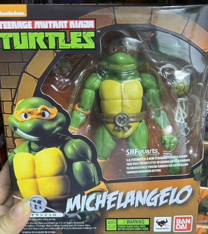 SHF Series Teenage Mutant Ninja Turtles Action Figure Based On 1990 TMNT Film Pvc Accessories Included Box Set 4 To Choose COWABUNGA Dudes!