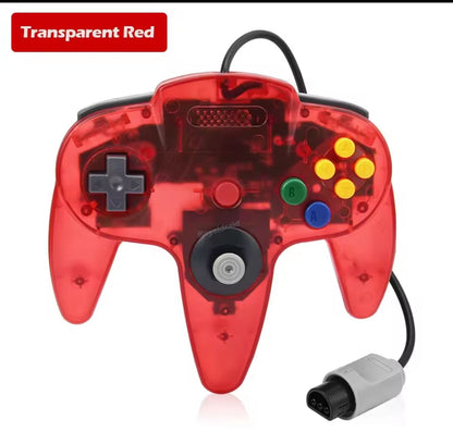 Nintendo 64 (N64) Wired Controller | Translucent Colors | Replacement Gamepad | Brand New
