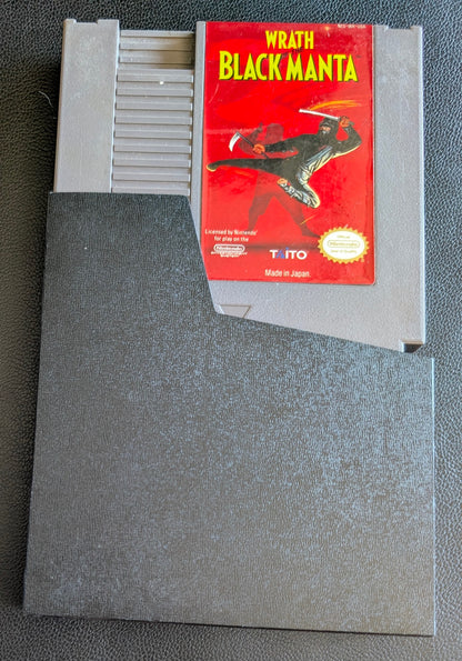 Wrath of the Black Manta (1990) - Nintendo NES | Authentic | Cleaned & Tested + Protection Sleeve