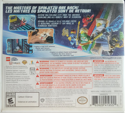 🥷 Ninjago Nindroids – Nintendo 3DS – Re-Sealed – Cartridge Only Tested & Working