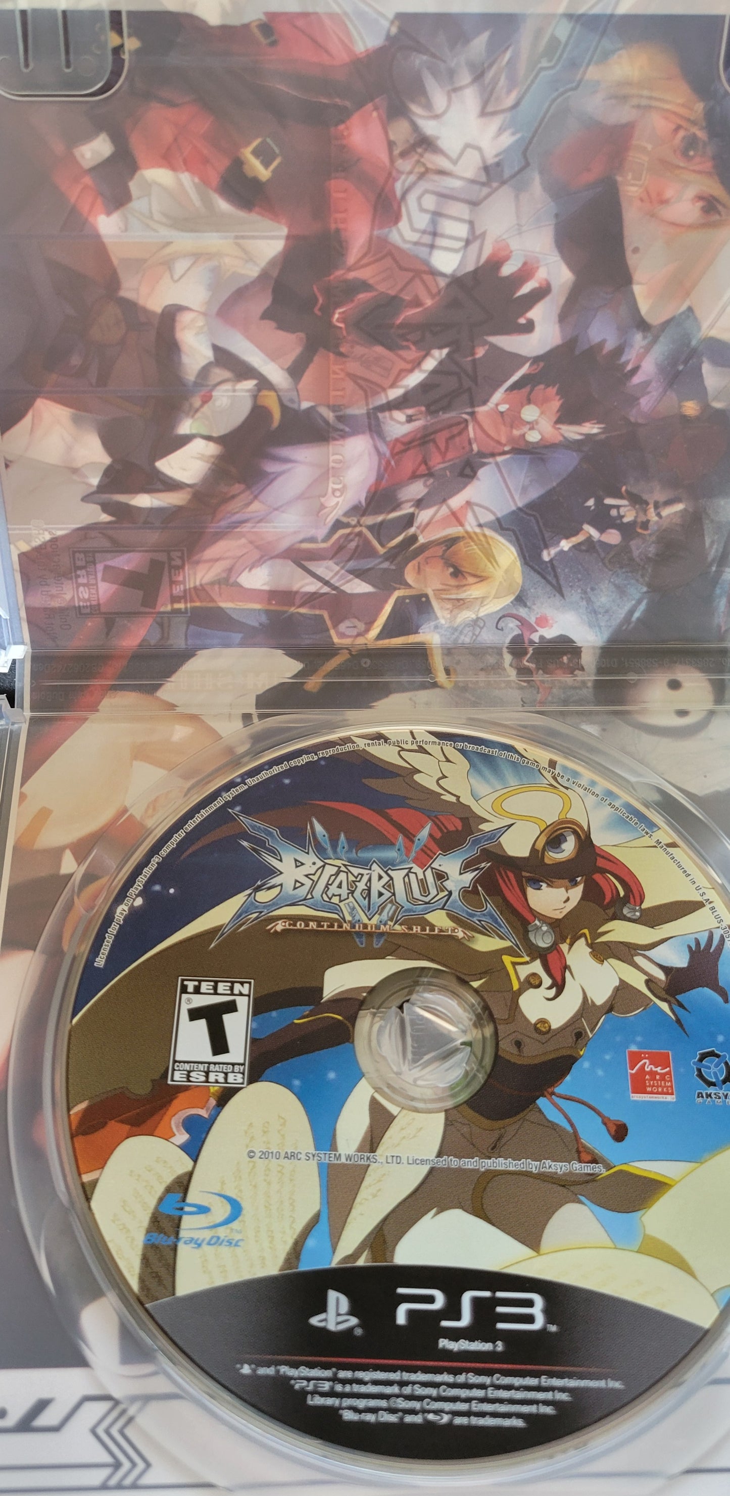 BlazBlue: Continuum Shift - 2010 Sony PlayStation 3 PS3 Pre-Owned Great Shape Tested & Working