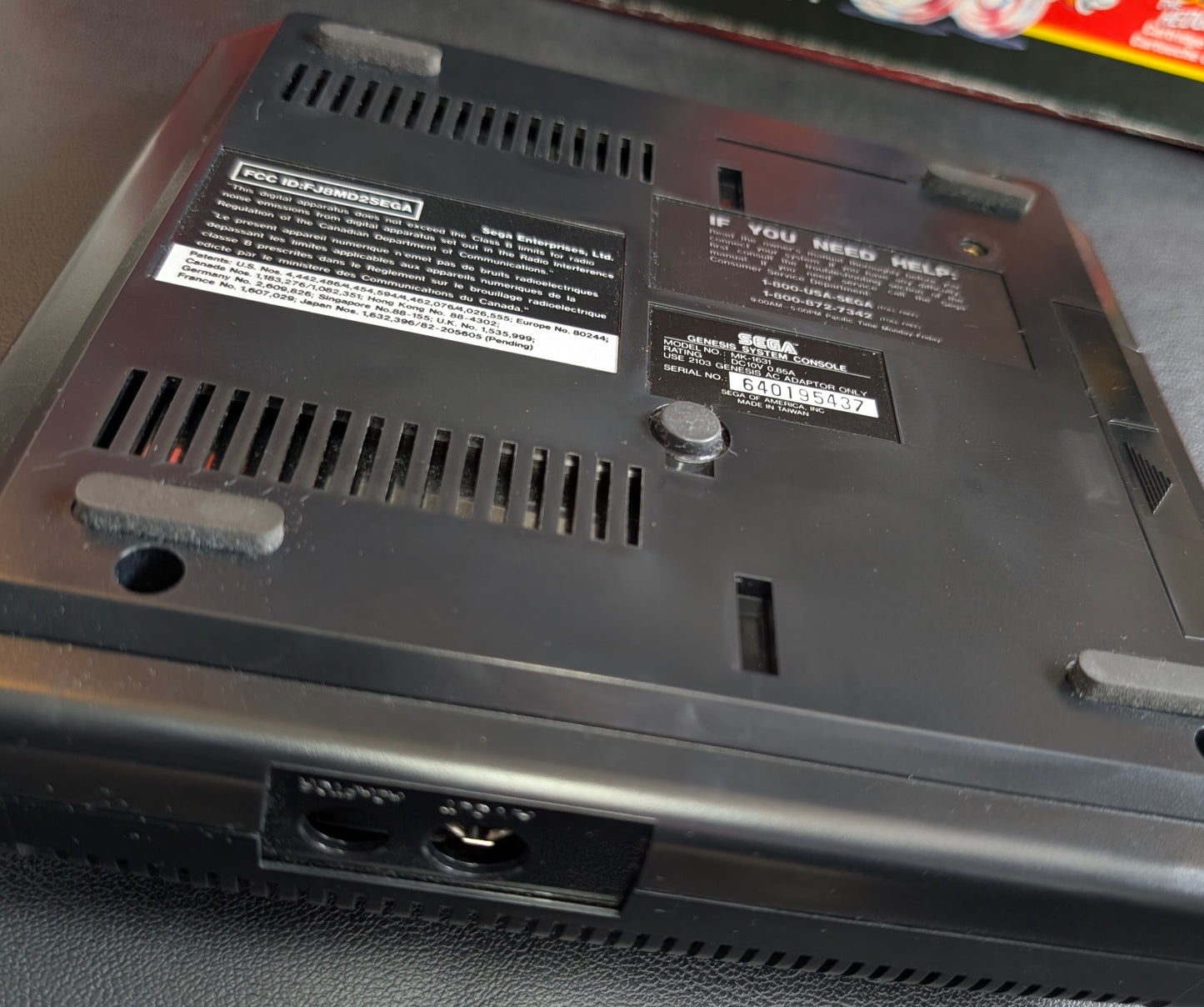 MINT Sega Genesis Model 2 Sonic 2 Edition – OPEN BOX | Complete | FACTORY New Condition
