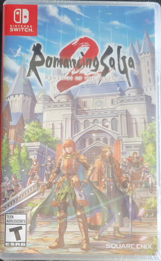 Romancing Saga 2 Revenge Of The Seven - FACTORY SEALED Nintendo Switch (2019) + Plastic Protection Sleeve