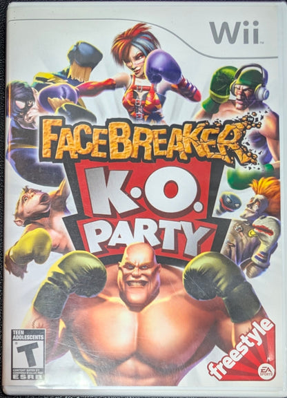 Face Breaker K.O. Party – Nintendo Wii CIB (2009) | RE-Sealed, Complete in Box, Excellent Condition