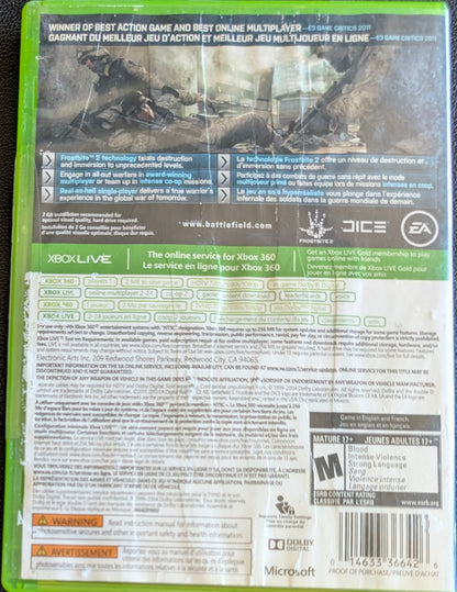 Battlefield 3: Platinum Hits (2011) - CIB Xbox 360 | RE-Sealed