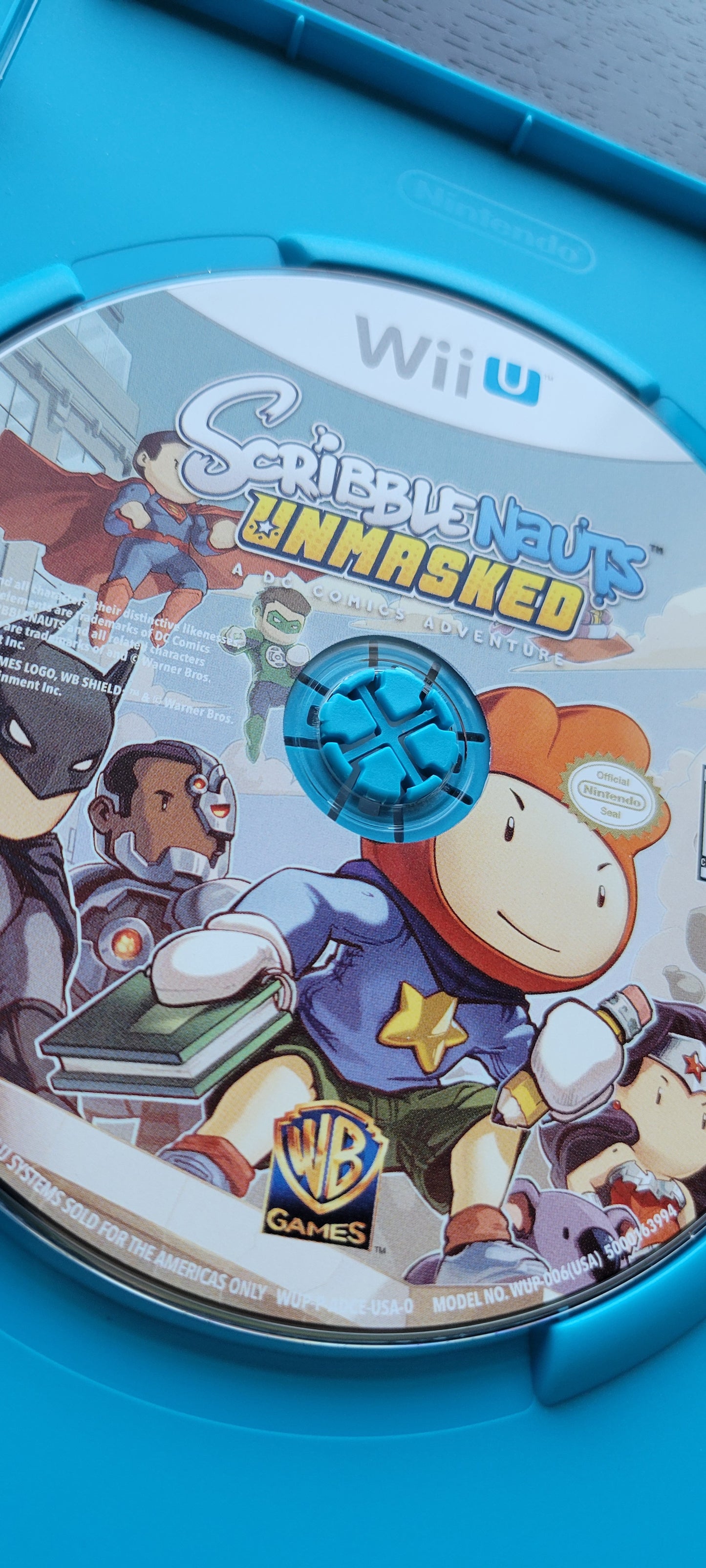 Scribblenauts Unmasked - 2014 Nintendo - Wii U - Entertainment System CIB Clean Disc Tested & Working