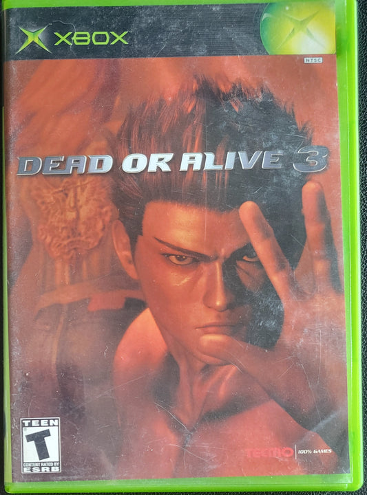 Dead Or Alive 3 (CIB) OG Microsoft XBOX  Pre-Owned Great Shape Tested & Working CLEAN DISC