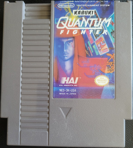 Kabuki Quantum Fighter - NES (1990 Nintendo Entertainment System) GREAT SHAPE